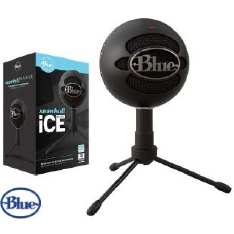 Micrófono Blue Snowball Series Snowball Ice Condensador Cardioide Negro 4710