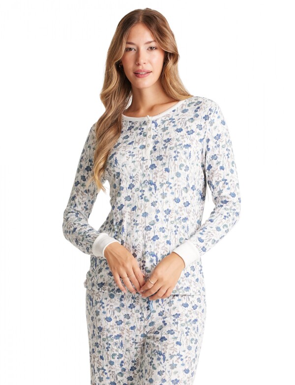 Pijama Con Pantalon BLANCO/MULTI