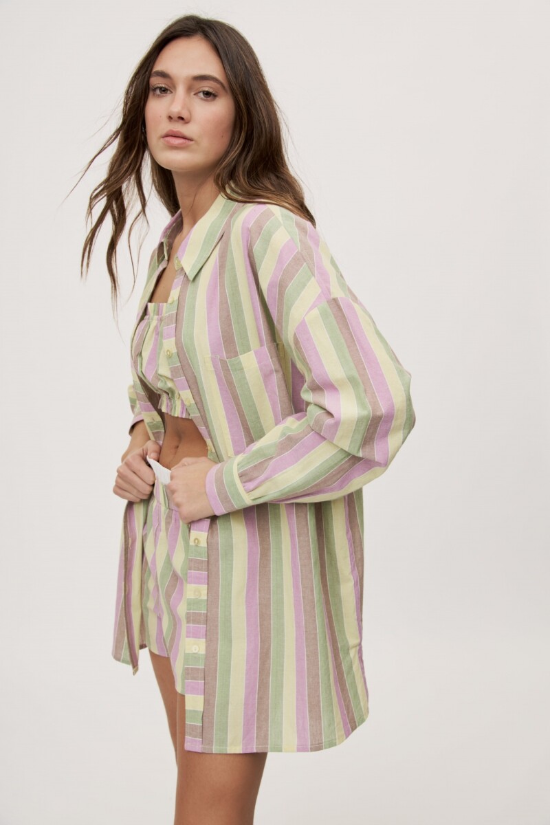 CAMISA CAPRI AMARILLO PASTEL