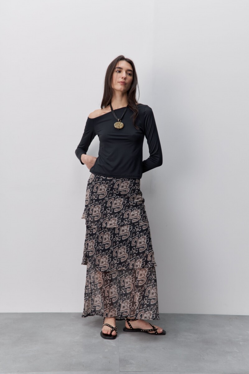 REMERA LEIMA Negro