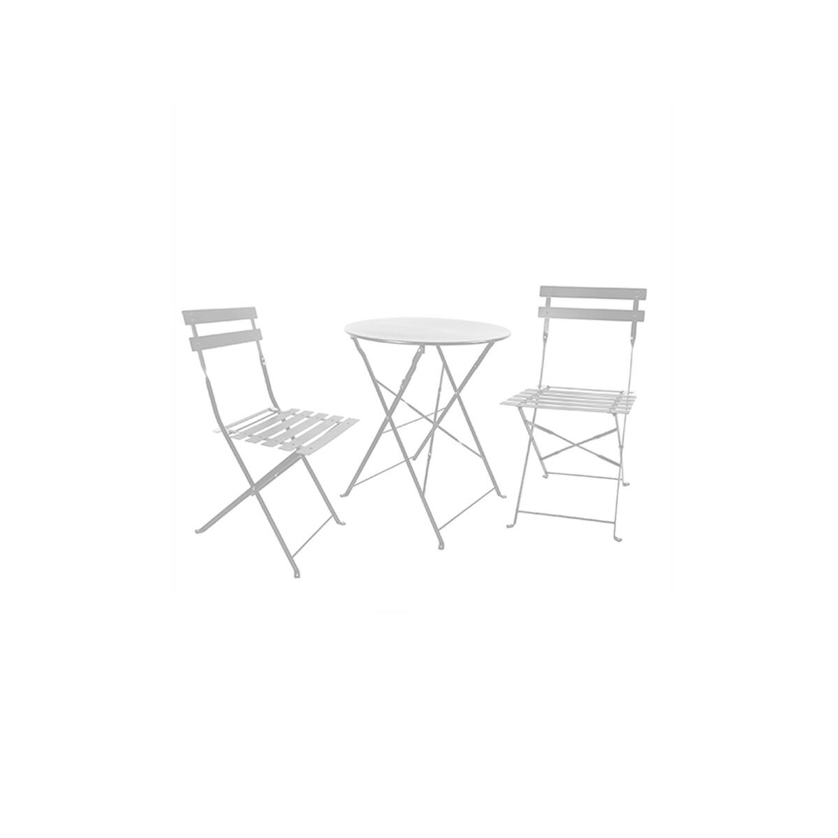 Juego Bistró Plegable - White 