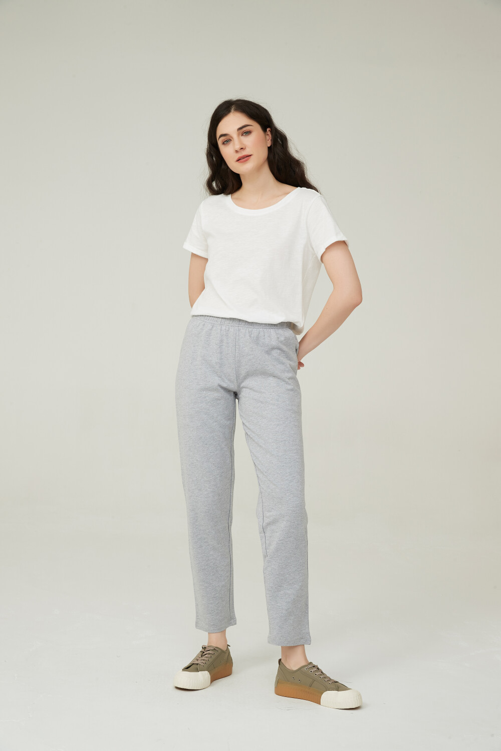 Pantalon Mixti 1201 Gris Melange Medio