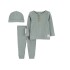 Primera Muda Carters tres piezas Remera botones Verde Avión