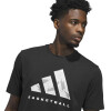 REMERA ADIDAS LEGENDS HOOK Hombre JZ7526 Negro