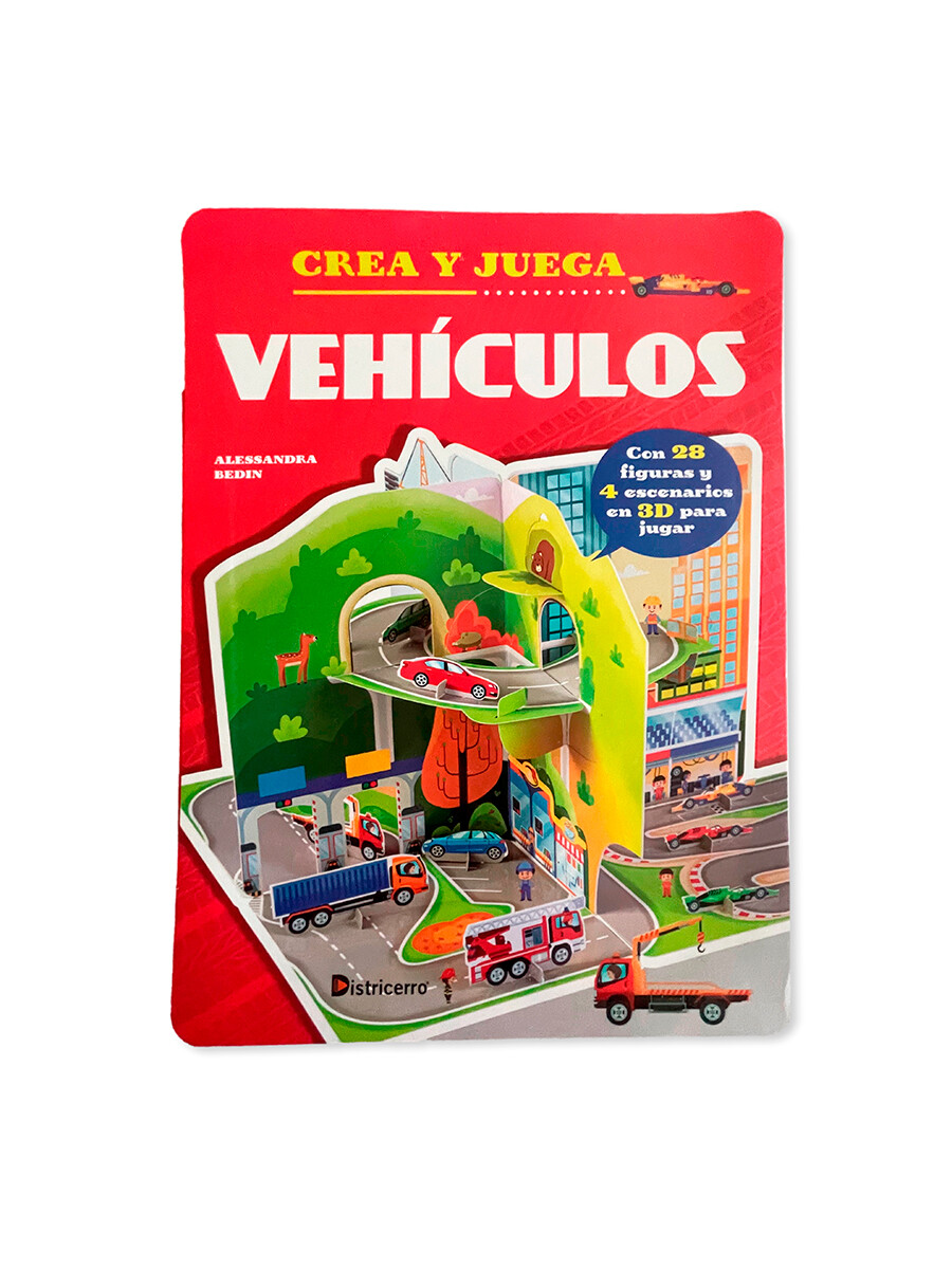 CREA Y JUEGA VEHICULOS - MULTICOLOR 