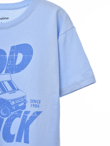 REMERA OVER CREW CELESTE