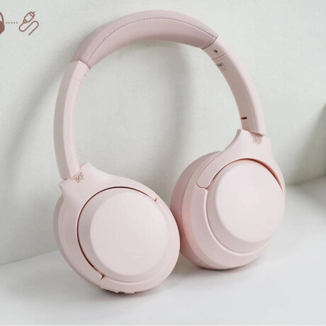 Auriculares rosados inalámbricos Rosa