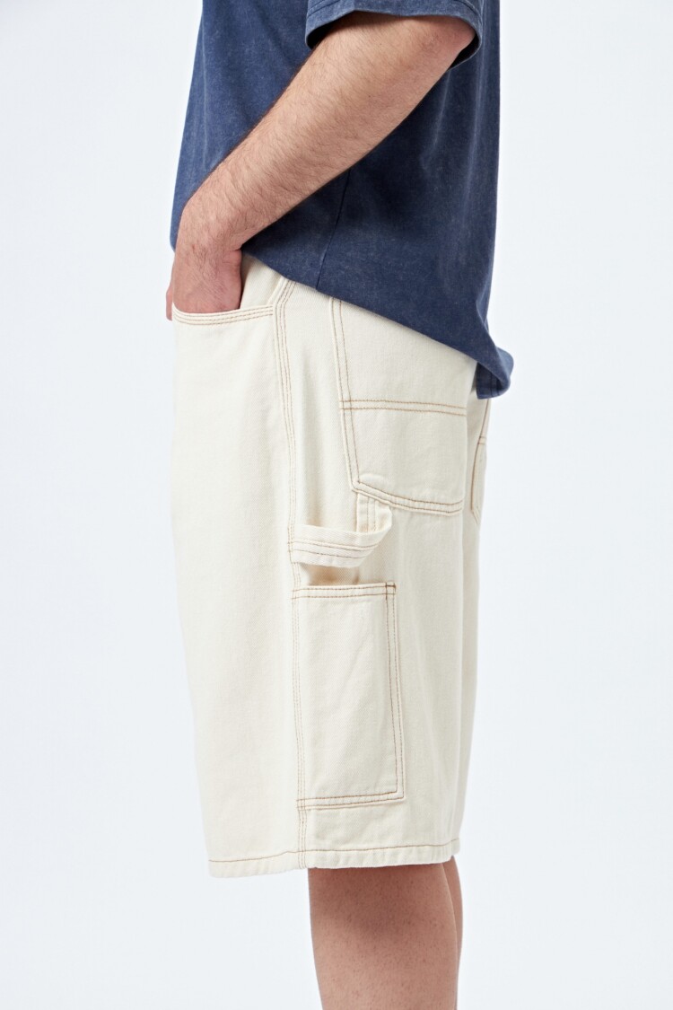 BERMUDA DETALLE Beige