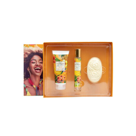 Estuche Vertiente Rio Body Lotion 200ml Perfumero 25ml y Jabon 100g Pack