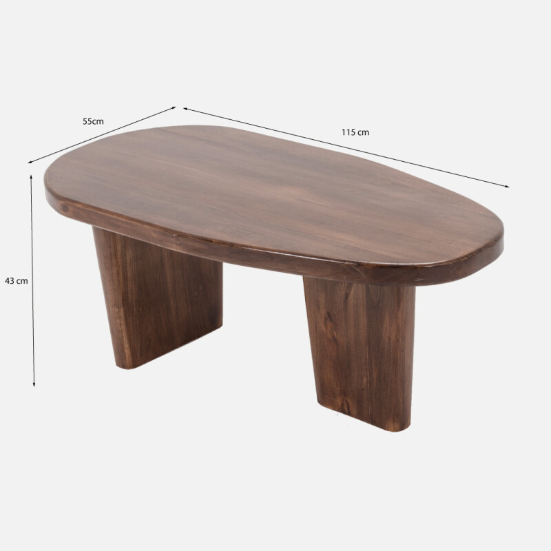 Mesa de centro Milo Nogal