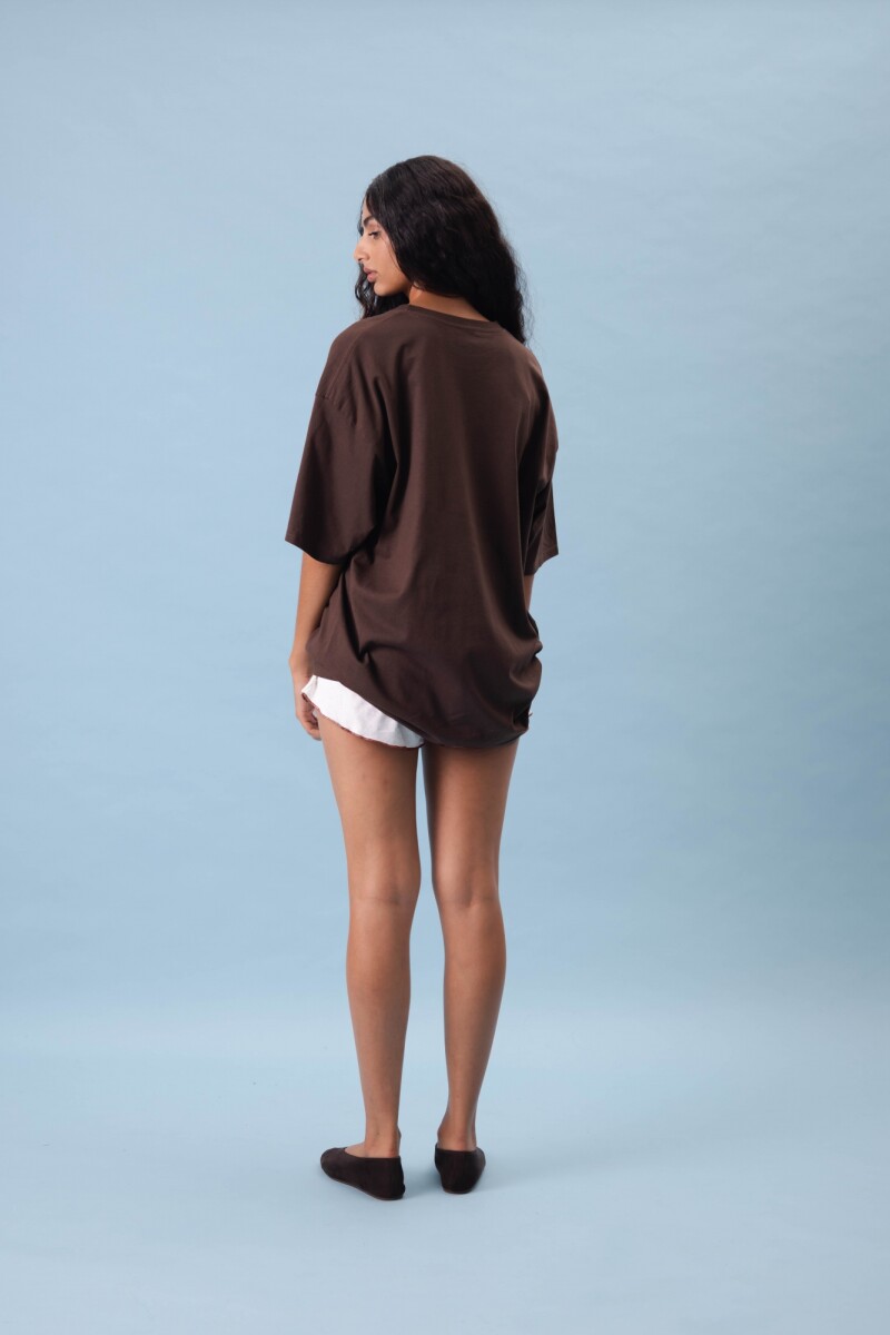 Remera Chill Peel Marrón