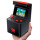 Mini Consola Retro 16 Bits Arcade Portátil 300 Juegos Negro-Rojo