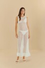 VESTIDO CROCHET Blanco