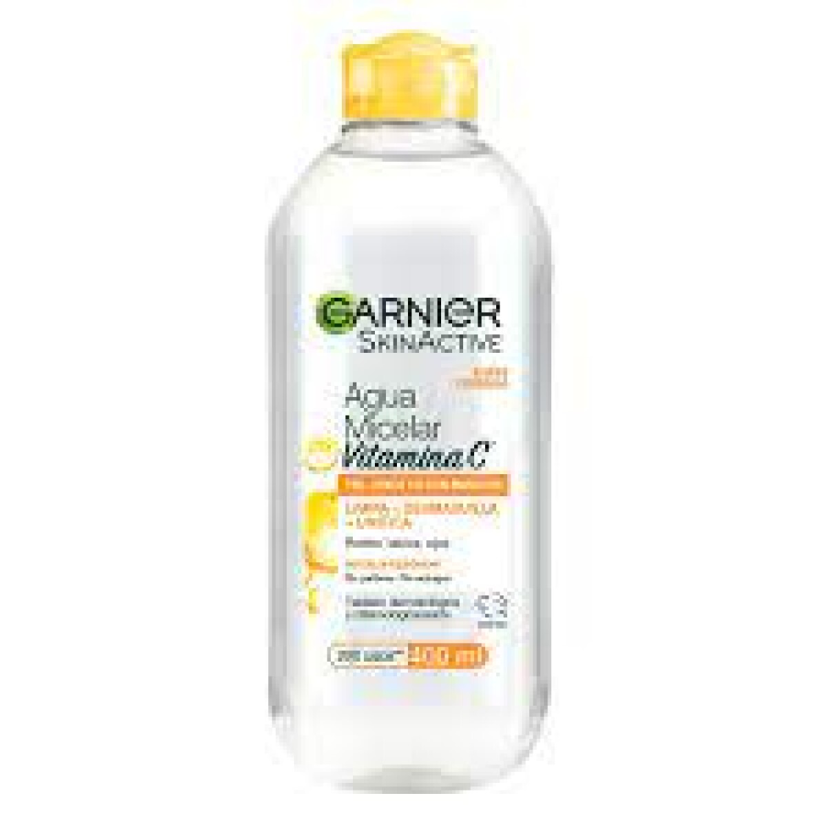 Garnier Agua Micelar Vitamina C 400ml – Limpiador Facial Iluminador
