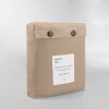 SÁBANA FRENCH FLAX LINEN MARRON - SUPER KING