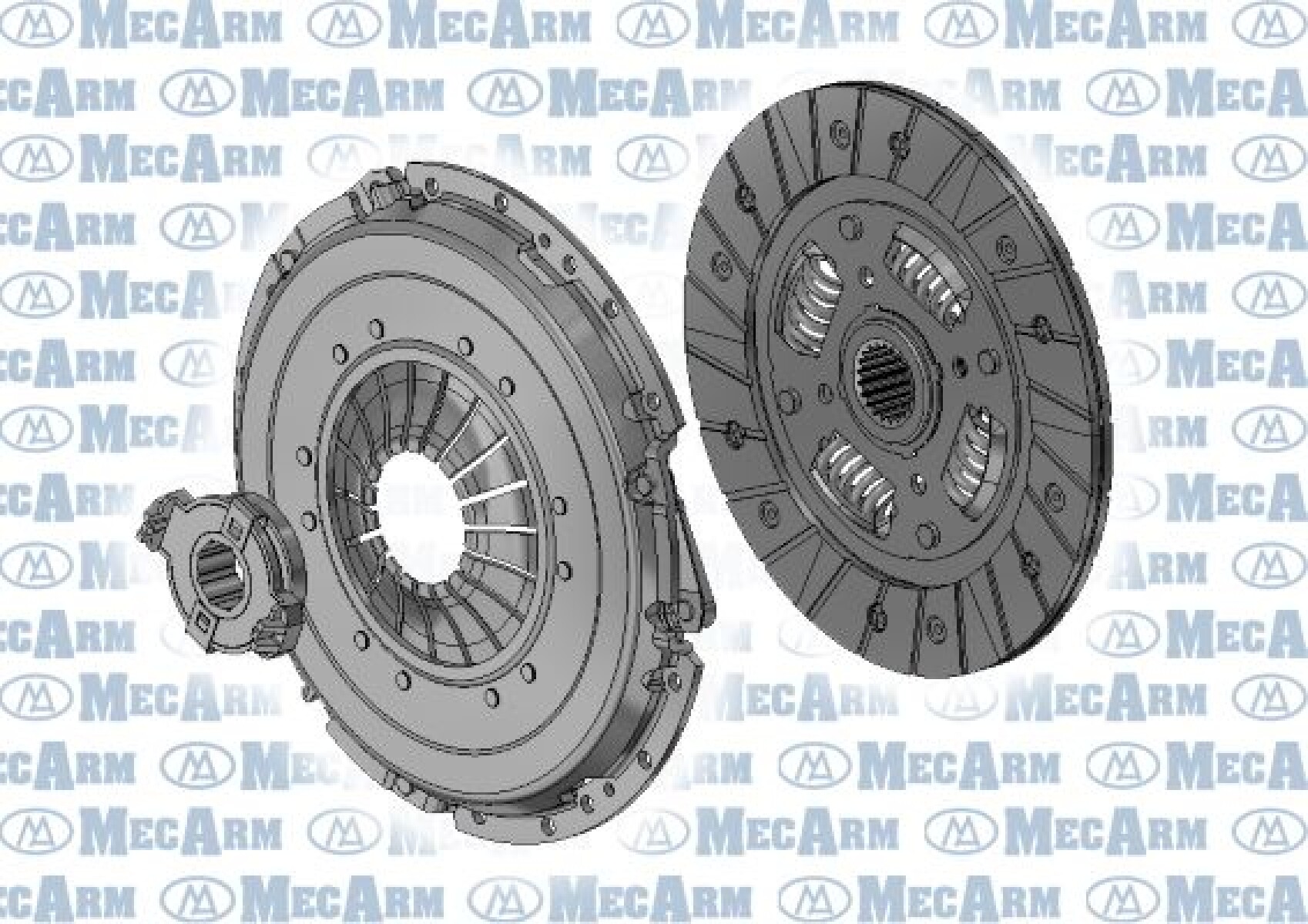 KIT DE EMBRAGUE CITROEN - PEUGEOT 228MM 21E 2.5D MOTOR DJ5 MECARM 