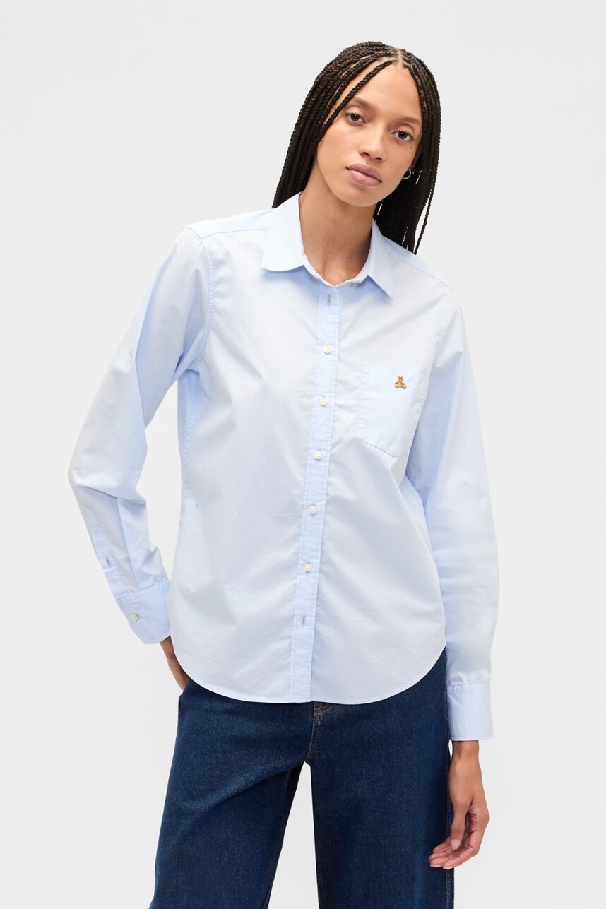 Camisa Brannan Mujer Blue Crystal