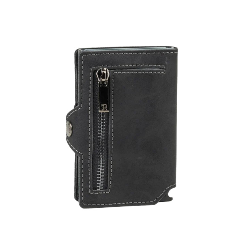 Billetera Baleine Kansas Zipper - Gris Billetera Baleine Kansas Zipper - Gris