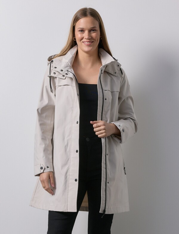 Gabardina Water Repellent BEIGE CLARO