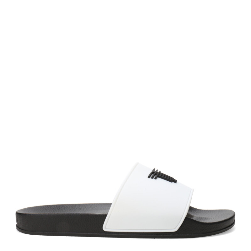 Chancla Unisex Tiffosi Blanco - Negro