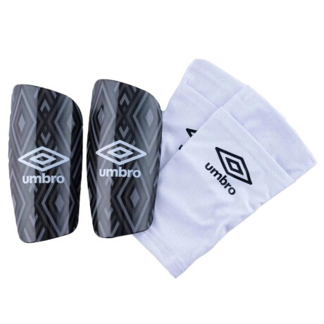 Juego de Canilleras y Medias para Hombre Umbro PRO BLANCO/NEGRO