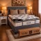 Sommier Plaza Y Media HAMPTONS Hybrid Bronze Gris