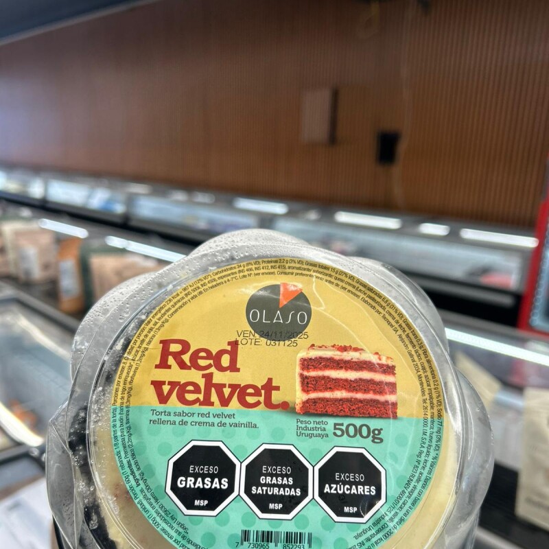 TORTA RED VELVET 500G TORTA RED VELVET 500G