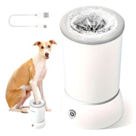 Limpiador Higienizador USB de patas Mascotas Perro Gato Blanco