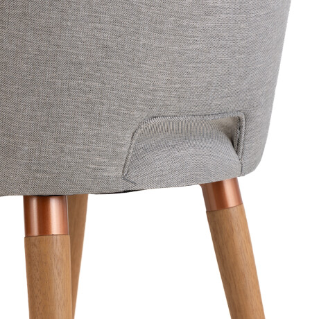 Silla Drop - Tela Rústica Linked 35 (Gris)