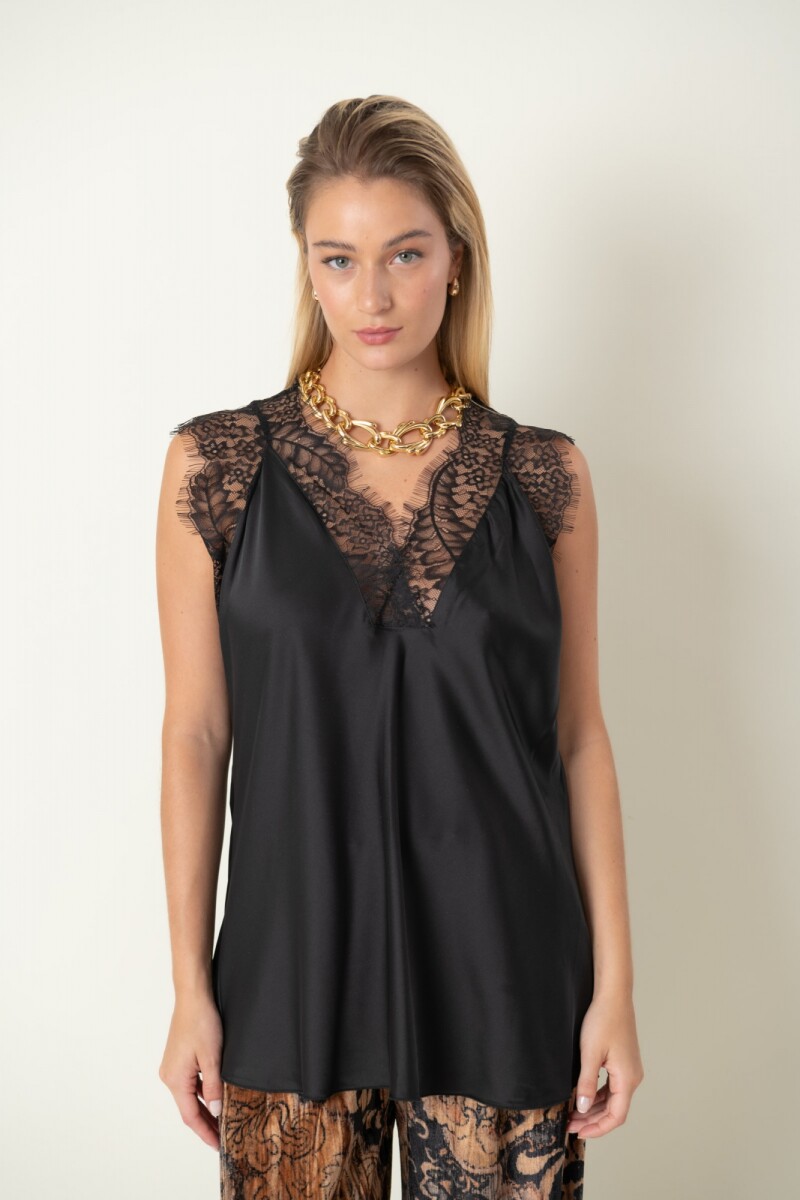 BLUSA AMMOLITA - Negro 