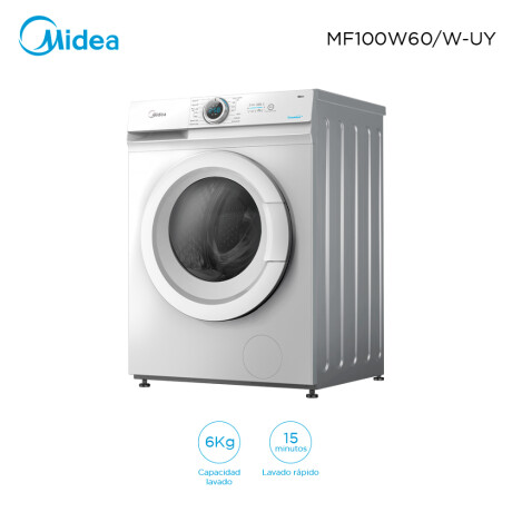 Lavarropas Carga Frontal 6Kg Midea MF100W60/W-UY Lavarropas Carga Frontal 6Kg Midea MF100W60/W-UY