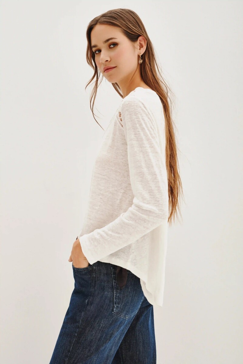 Remera Sophie Long Crudo