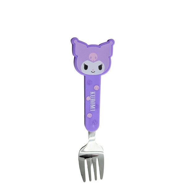 Cubiertos plásticos Kuromi tenedor