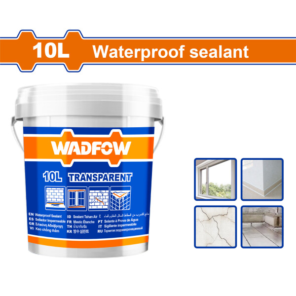 SELLADOR 10LT TRANSPARENTE RESISTENTE AL AGUA WADFOW WGQ3T10 SELLADOR 10LT TRANSPARENTE RESISTENTE AL AGUA WADFOW WGQ3T10