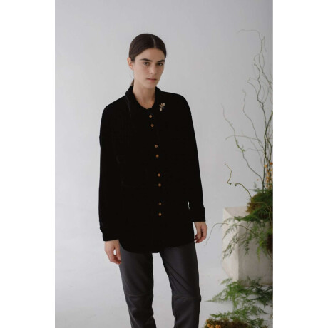 Camisa Bimba Velvet Negro