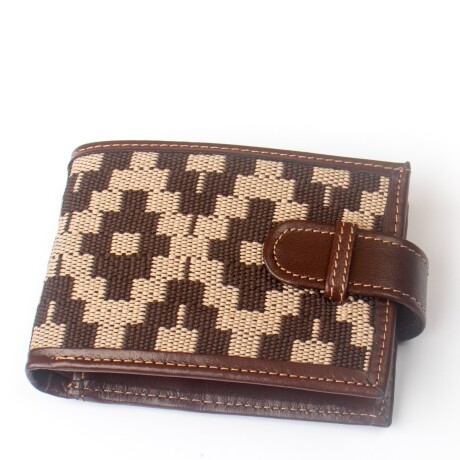 billetera 100% cuero con guarda