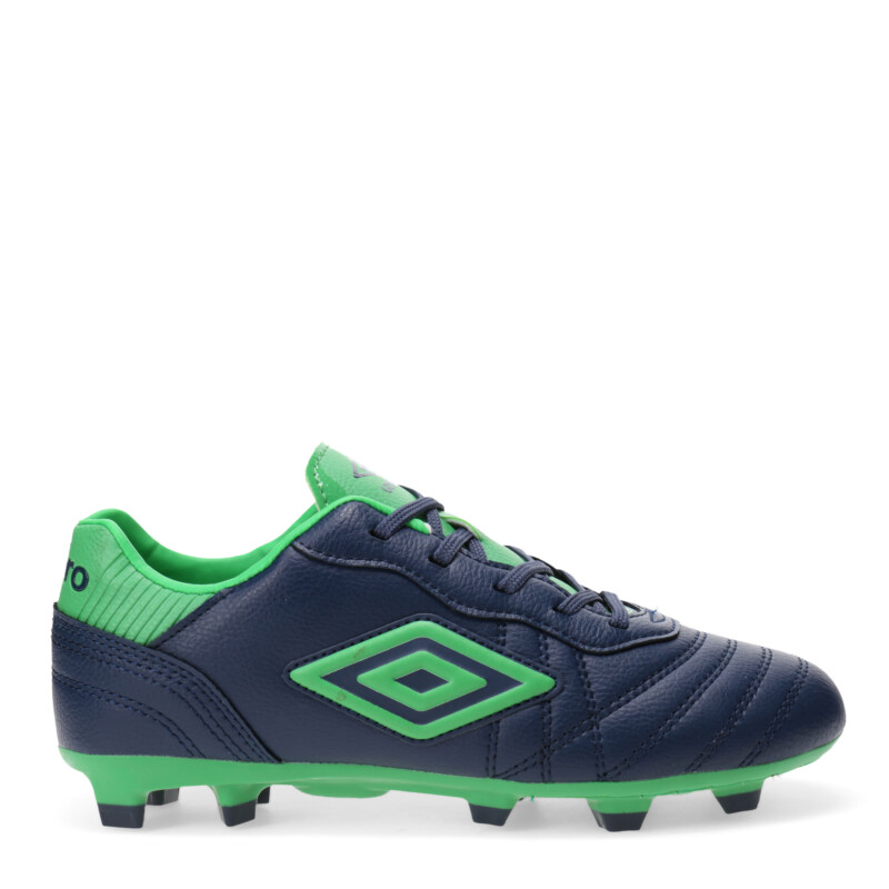 Championes de Fútbol 11 Infantiles Umbro Touch HG Azul Marino - Verde
