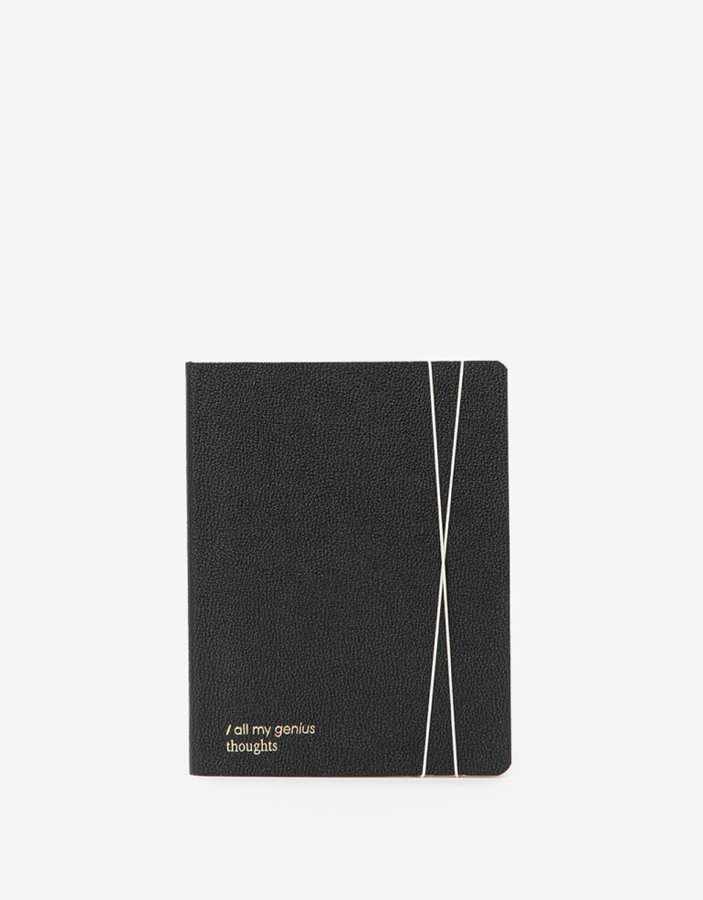 Anotadores Cuadernos y Memos Cuaderno Cuaderno De Pu Negro - Negro
