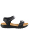 Sandalias de Mujer DIJEAN TORA con velcro Negro