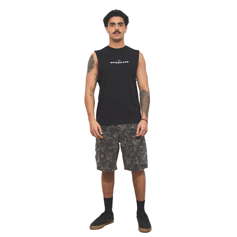 Musculosa Quiksilver Upside Down - Negro Musculosa Quiksilver Upside Down - Negro