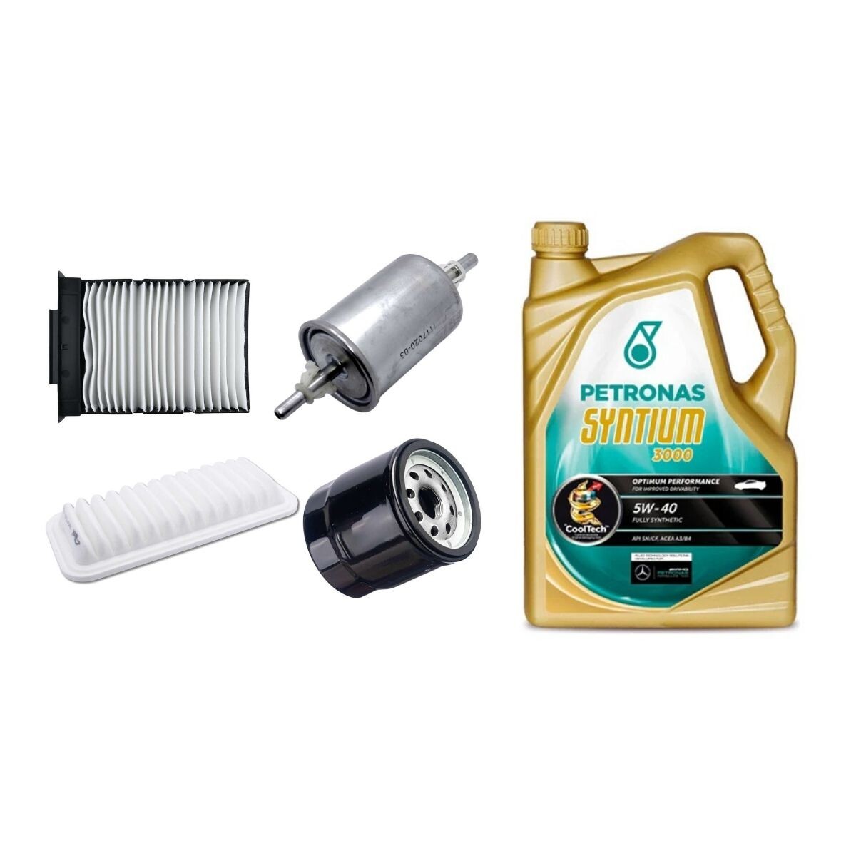 KIT DE FILTROS Y ACEITE 5W40 PETRONAS 