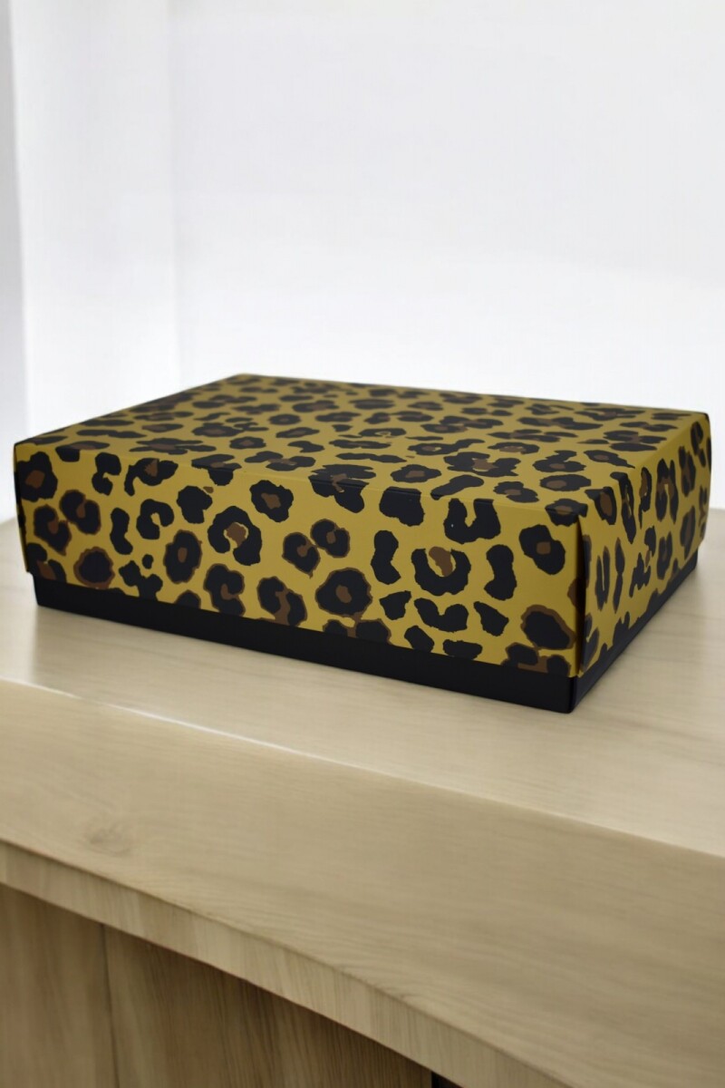 Caja laminada 08 - 20x30x9 cm - ANIMAL PRINT 
