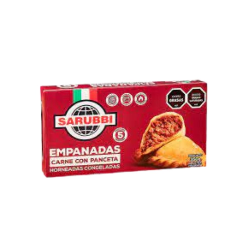 Empanadas carne y panceta Sarubbi - 5 uds. - 350 gr Empanadas carne y panceta Sarubbi - 5 uds. - 350 gr