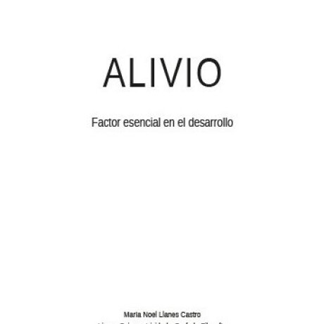 ALIVIO ALIVIO