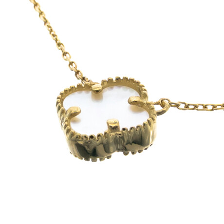 Conjunto de Cadena y Dije de oro 9 ktes y NÁCAR Conjunto de Cadena y Dije de oro 9 ktes y NÁCAR