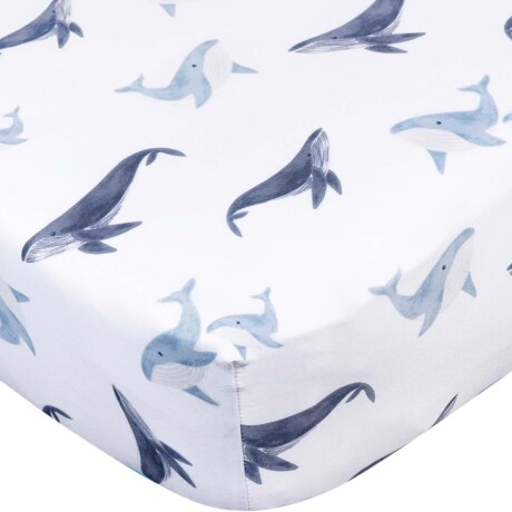 Sabana bajera ajustable para cunas Whales