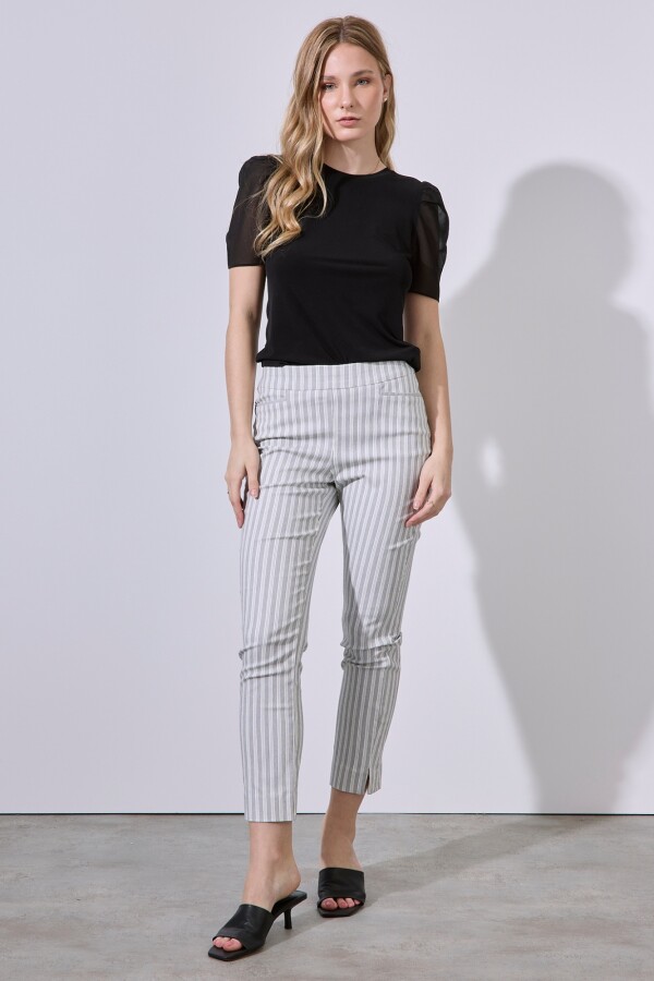 Pantalon Lineas Modelador GRIS/MULTI