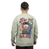 BUZOS ACTIVE HODDIE CON ESTAMPA Unisex - XC01 Gris