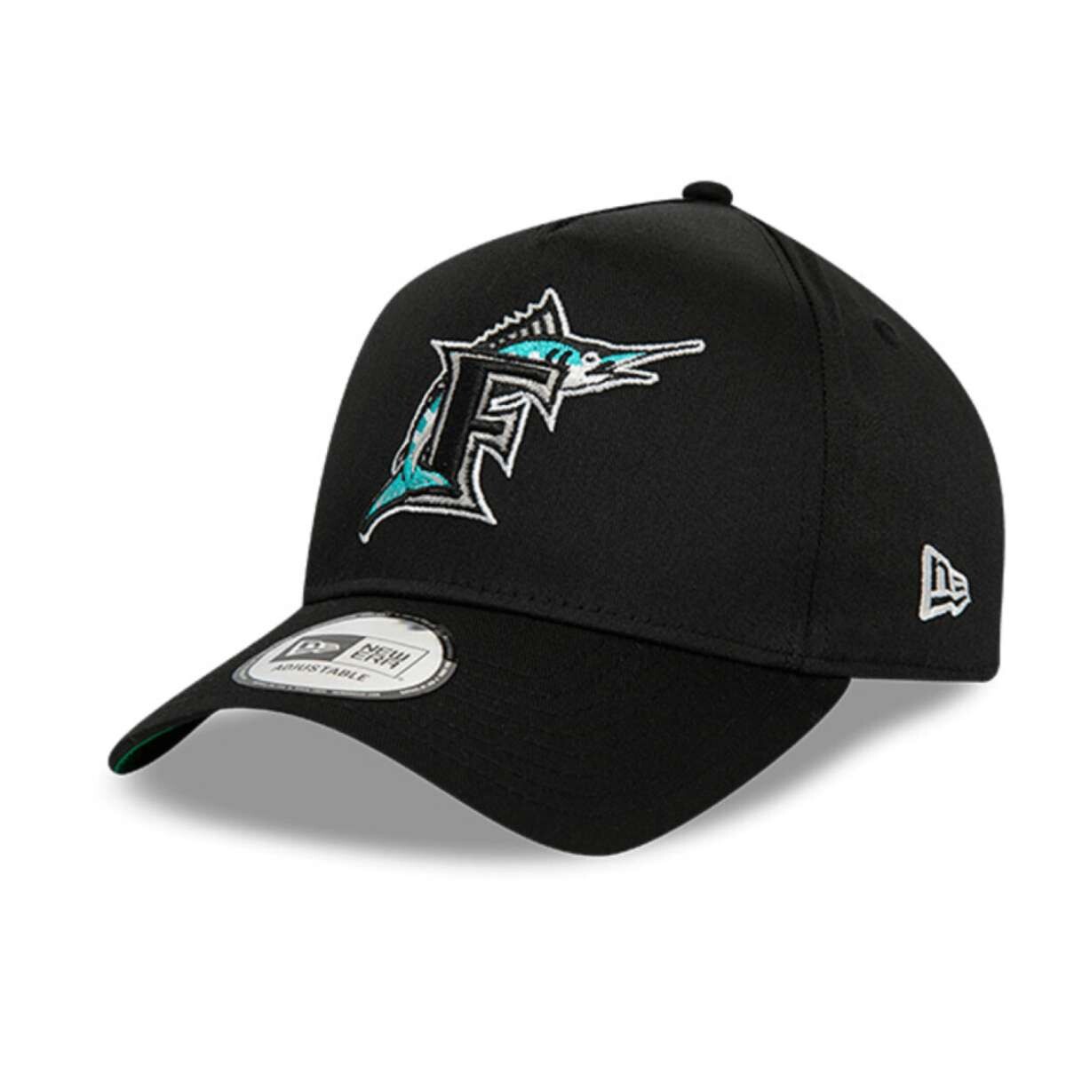 Gorro New Era Patch 9Forty Florida Marlins - Negro 