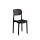 Silla Plastico Lumax Bruselas living comedor jardín Negro